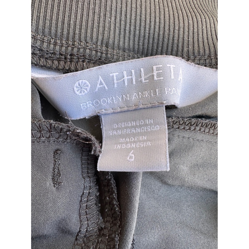 Athleta Brooklyn Ankle Pants Gray Trousers Womens 6 - Picture 2 of 4